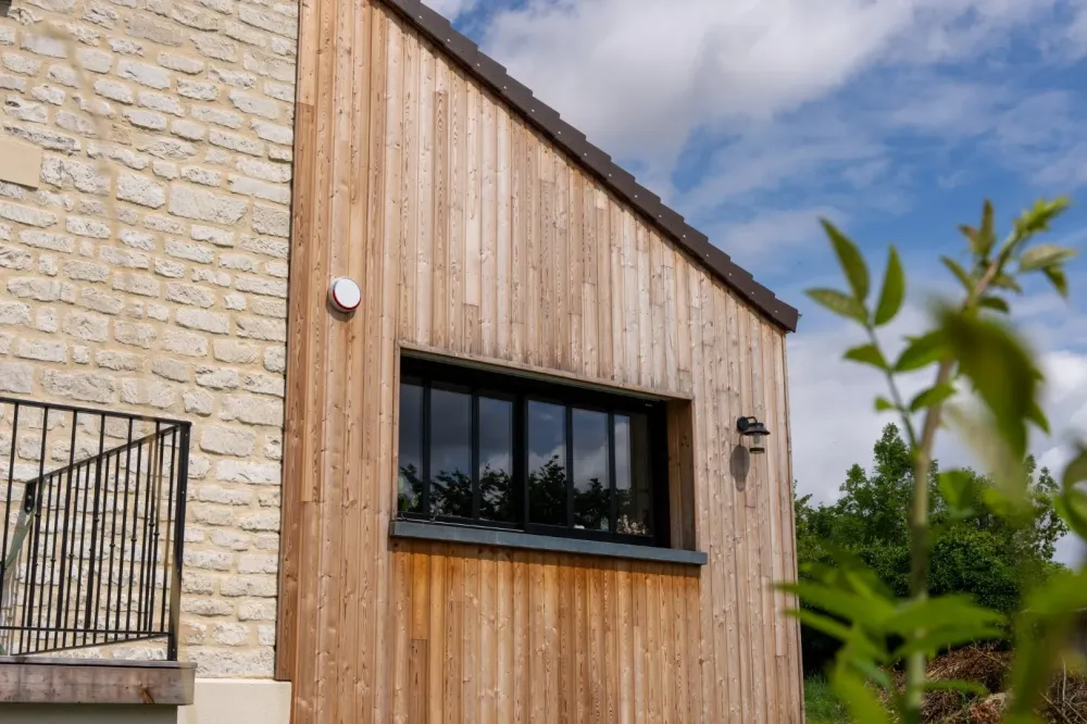 Extension maison bois à Mellac